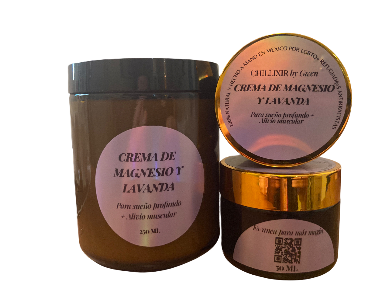 Chillixir Relaxation cream jars
