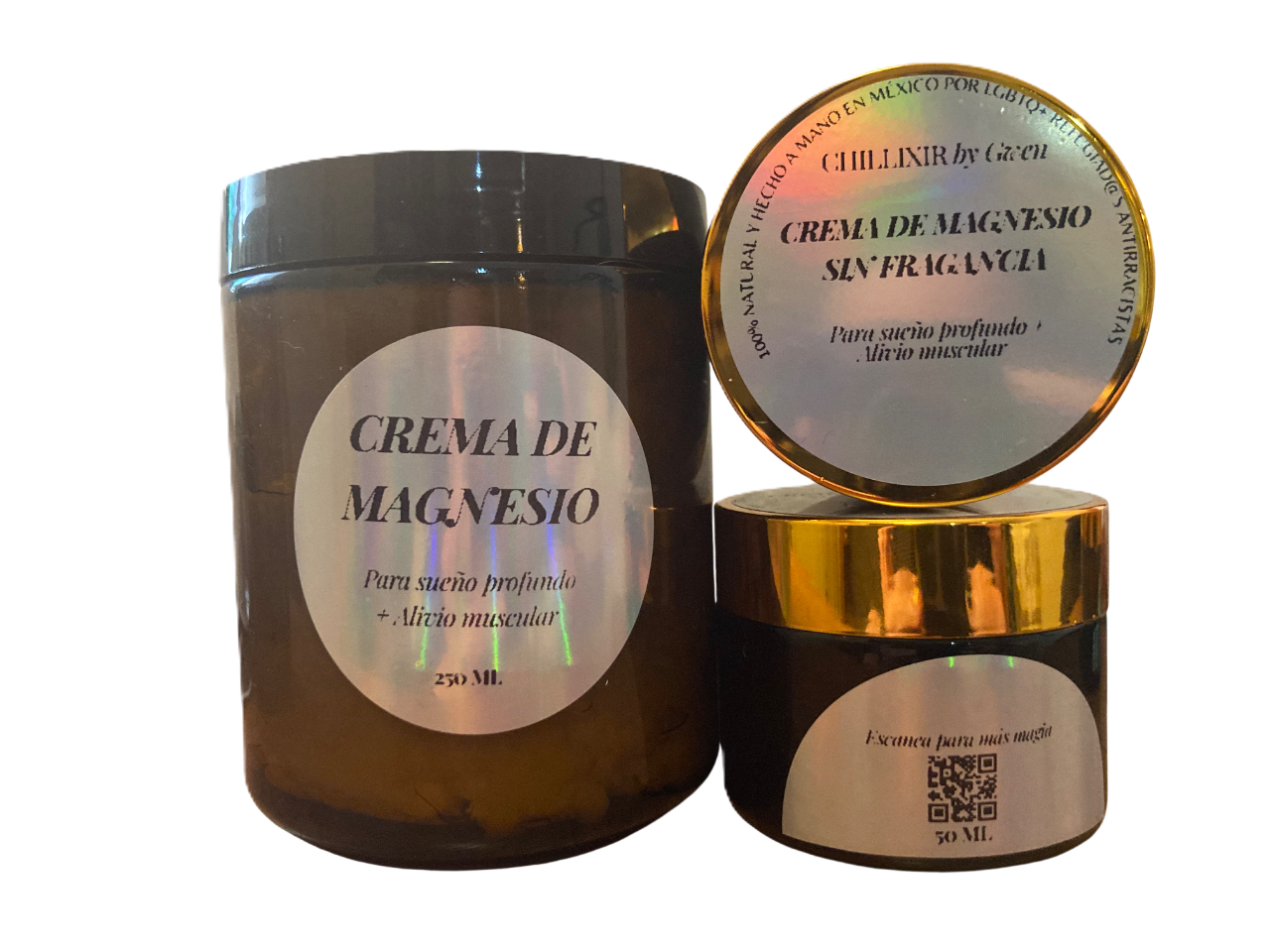 Chillixir Relaxation cream jars